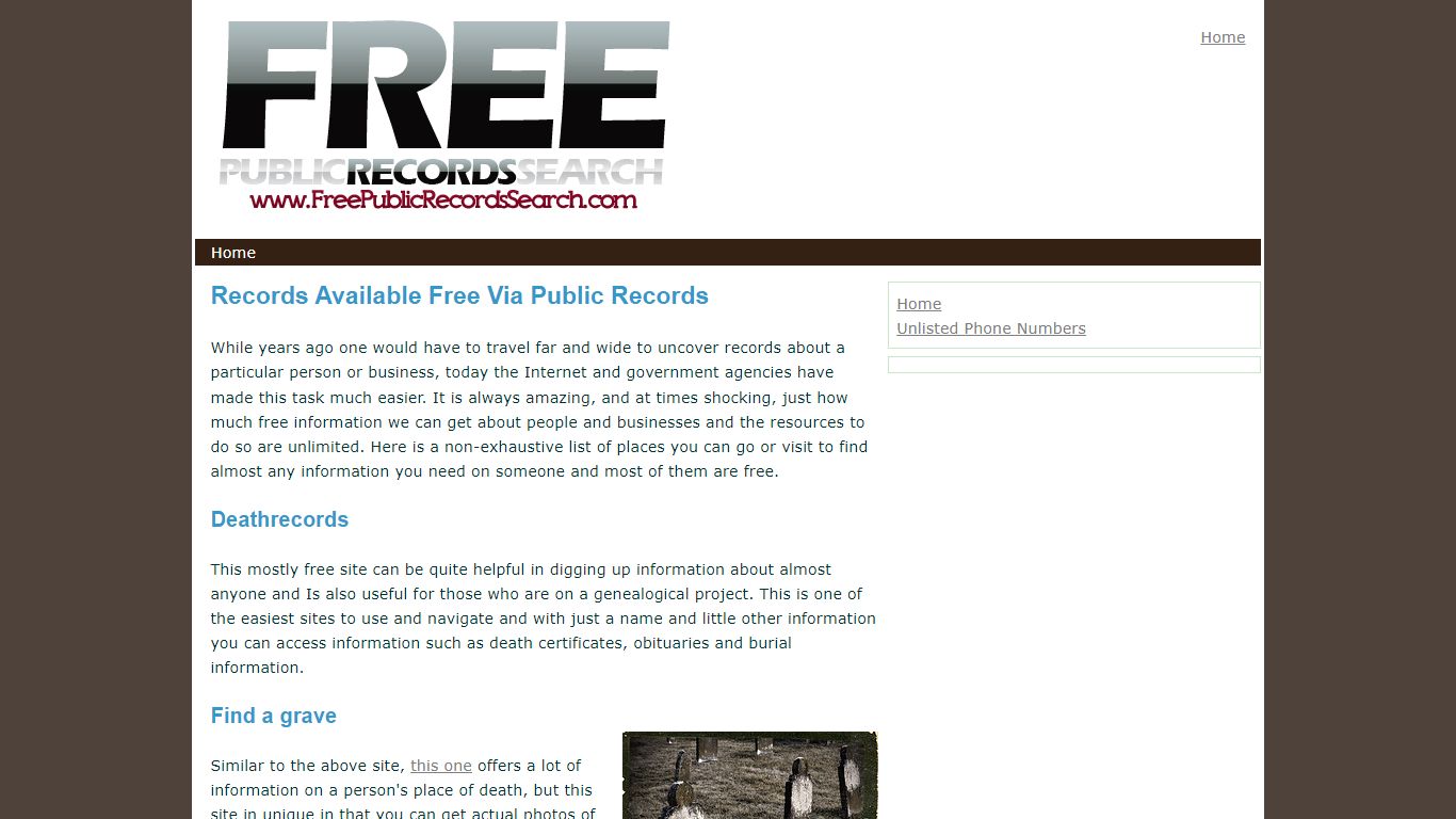 Free Public Records Search